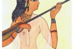 Watercolour of Egyptian slave girl on Fabriano Artistico 600gsm by David Lewry