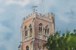 Detail of a watercolour painting on Arches 600gsm by artist David Lewry